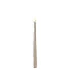 LED Flameless Dinner Candle (pack of 2) Sand (28cm / 11" high)