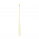 LED Flameless Dinner Candle (pack of 2) Cream (28cm / 11" high)