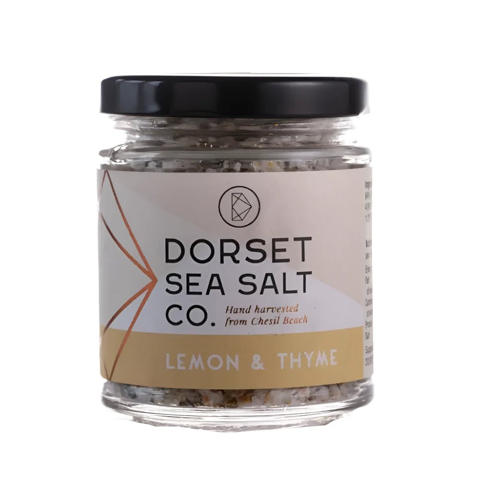 Lemon & Thyme Infused Dorset Sea Salt (100g) - Angela Reed - Food and Drink