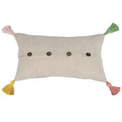 Light Blue Stripe Cushion Rectangle