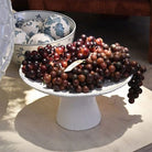 Linear Organic Shaped Ceramic Cake Stand