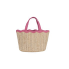Magenta Scallop Tote Bag, Small