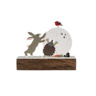 Making a Snowman Christmas Decoration