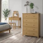 Malmo 2 over 3 Chest of Drawers - Angela Reed - 