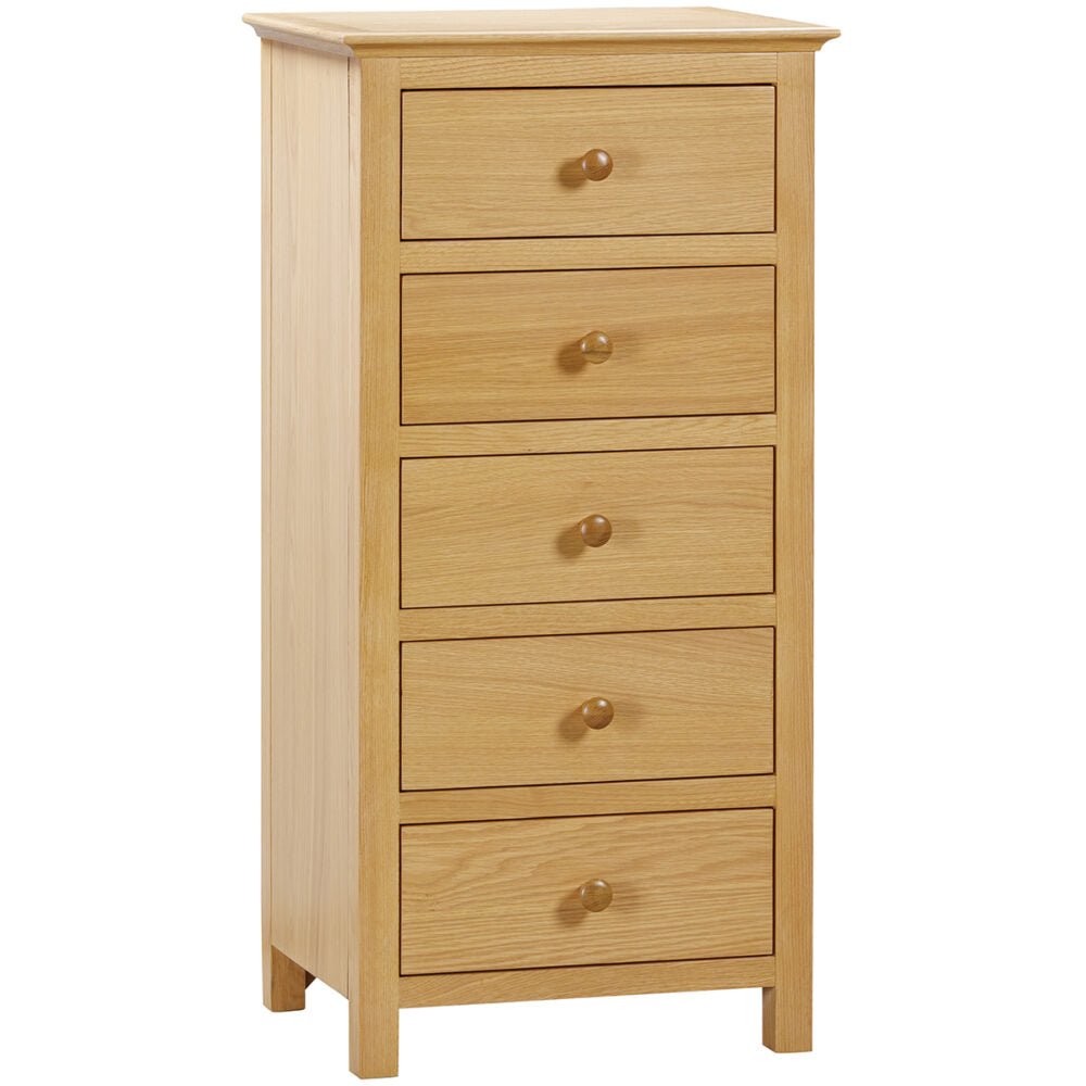 Malmo 5 Drawer Tall Chest - Angela Reed - 