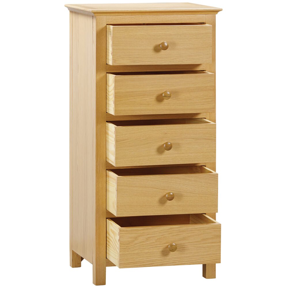Malmo 5 Drawer Tall Chest - Angela Reed - 
