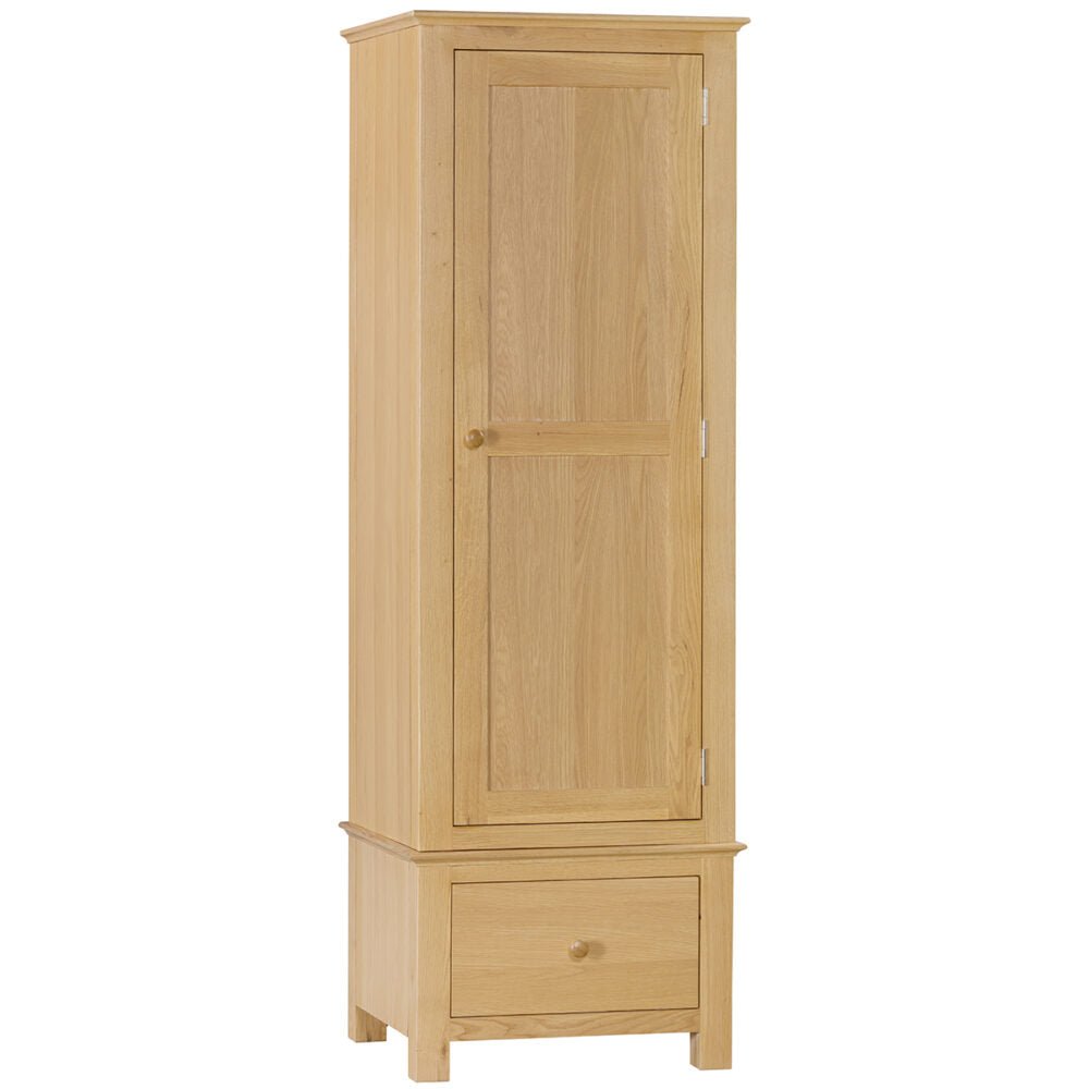 Malmo Single Wardrobe with Drawer - Angela Reed - 