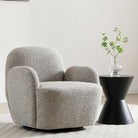 Malvern Swivel Chair Natural Boucle,Navy Boucle,Olive Boucle