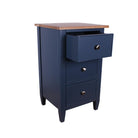 Marlow 3 Drawer Bedside Painted Top / Ivory,Painted Top / Joas White,Painted Top / Oxford Stone,Painted Top / Pidgeon,Painted Top / Stifkey Blue,Oak Top / Ivory,Oak Top / Joas White,Oak Top / Oxford Stone,Oak Top / Pidgeon,Oak Top / Stifkey Blue