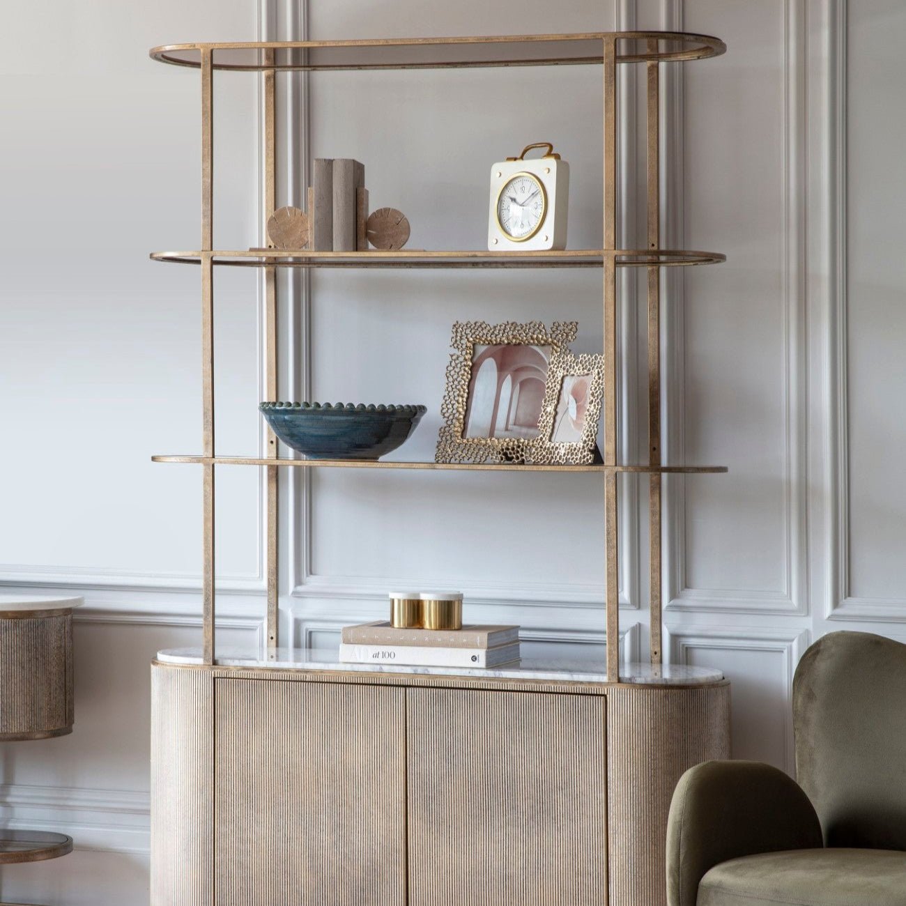 Mediterranean Bobble Ceramic Bowl, Blue