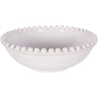 Mediterranean Bobble Ceramic Bowl, Cream