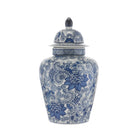 Medium Blue Lotus Jar