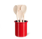 Medium Enamel Utensil Holder in Chilli Red & Midnight Blue