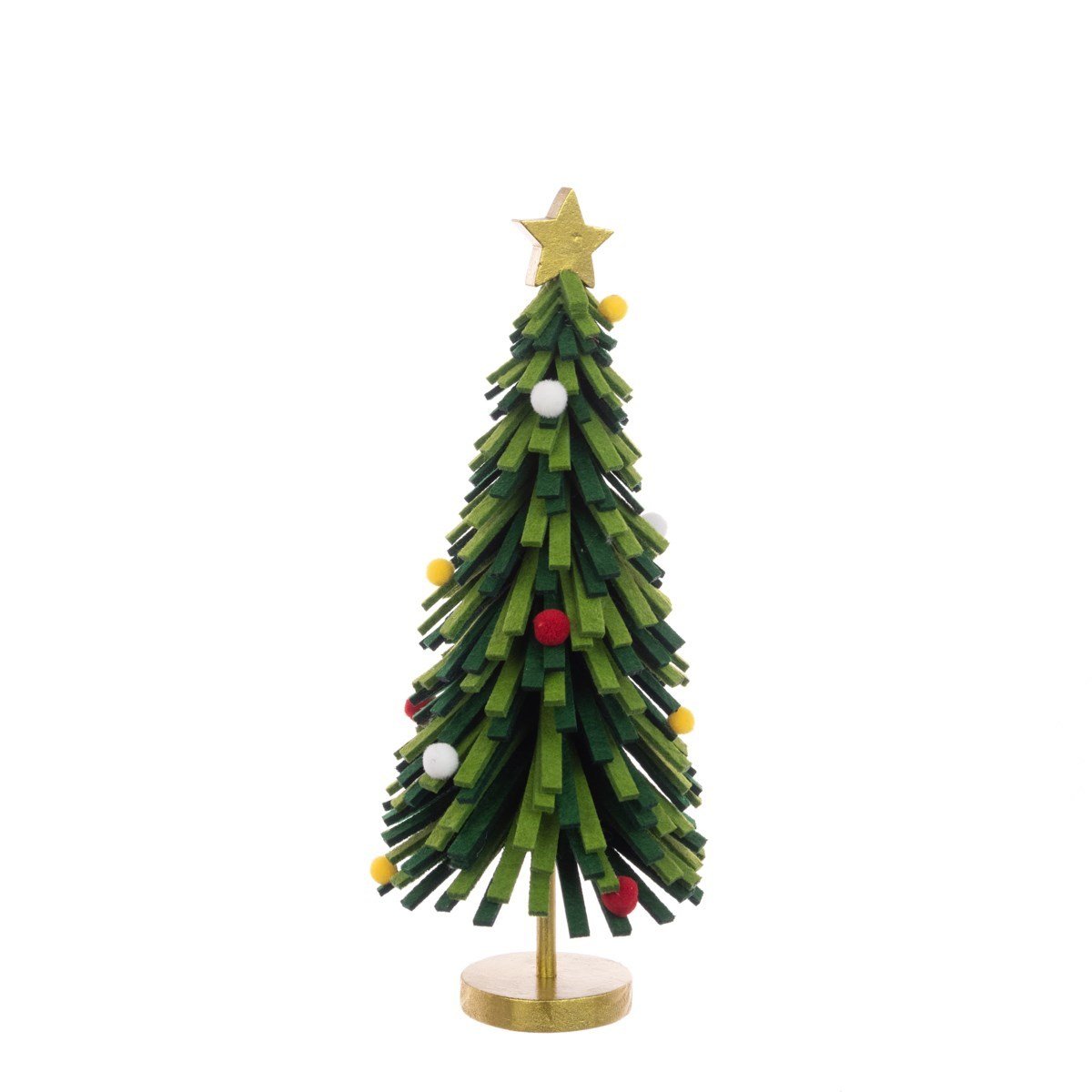 Medium Felt Tree with Baubles