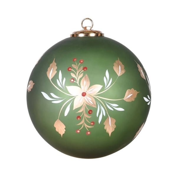 Medium Sage Hand Painted Bauble