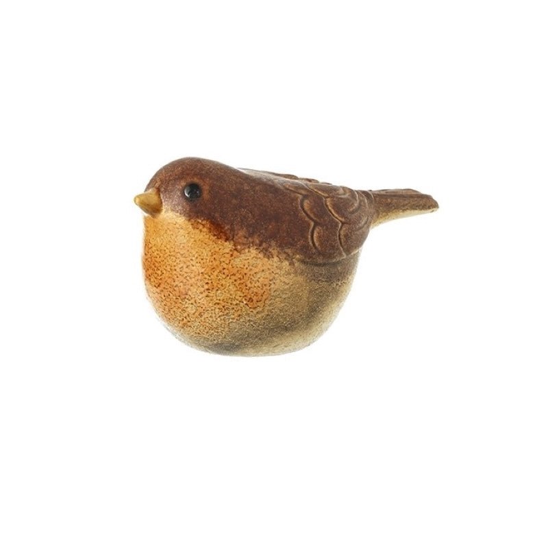 Medium Stoneware Sitting Robin
