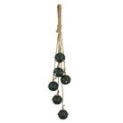 Metal Bell Star Hanger, Green