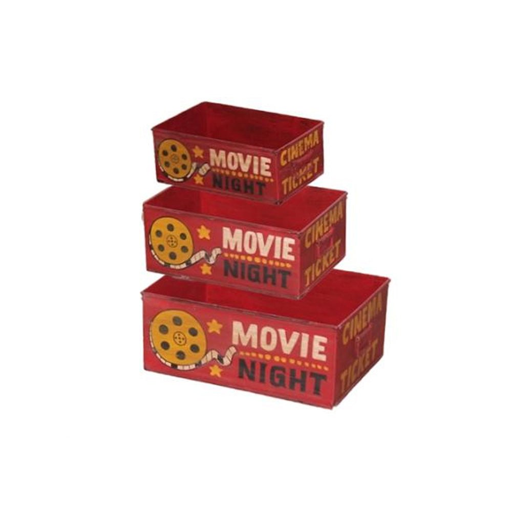 Metal Movie Box, Set of 3