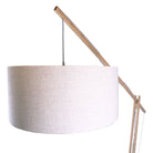 Mont Blanc Floor Lamp with Linen Shade