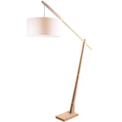 Mont Blanc Floor Lamp with Linen Shade