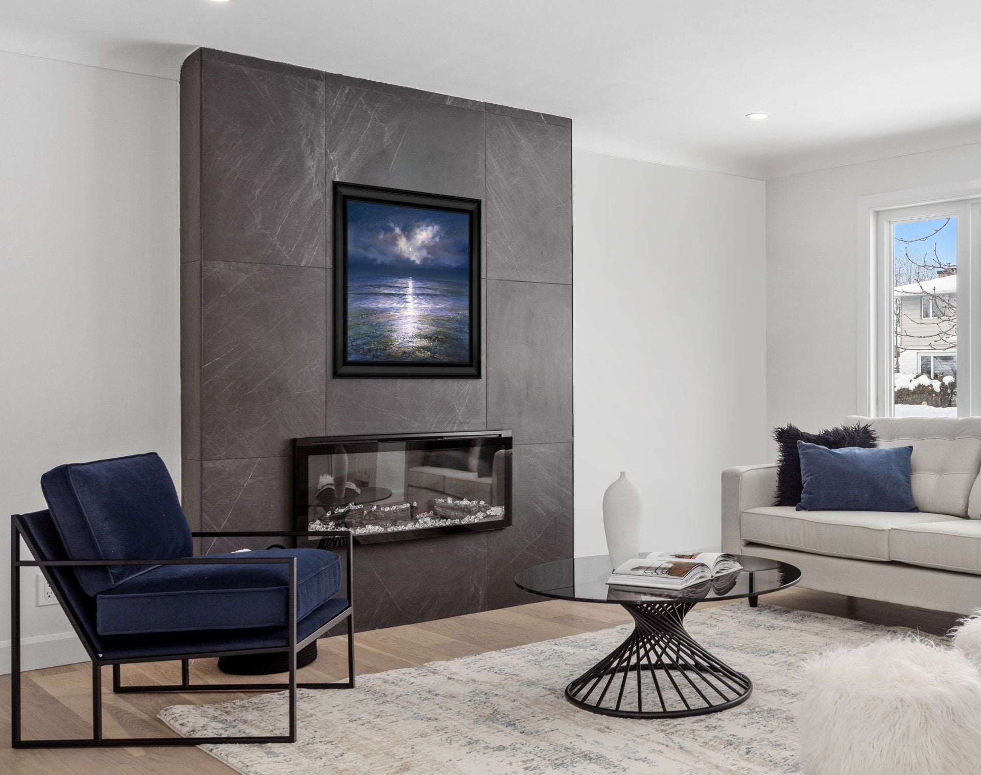 Moonlight Over The Sea - Angela Reed - 