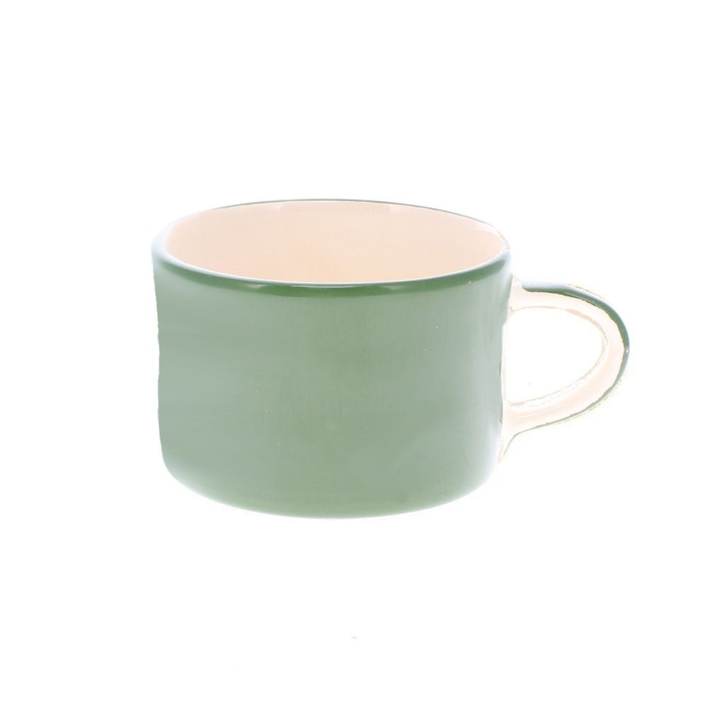 Moss Green Plain Wash Mug - Angela Reed - 