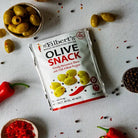 Mr Filberts Chilli & Black Pepper Green Olives 50g