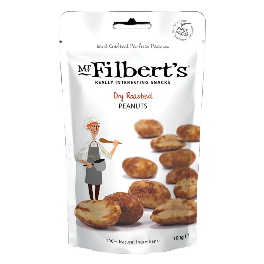 Mr Filberts Dry Roasted Peanuts 100g