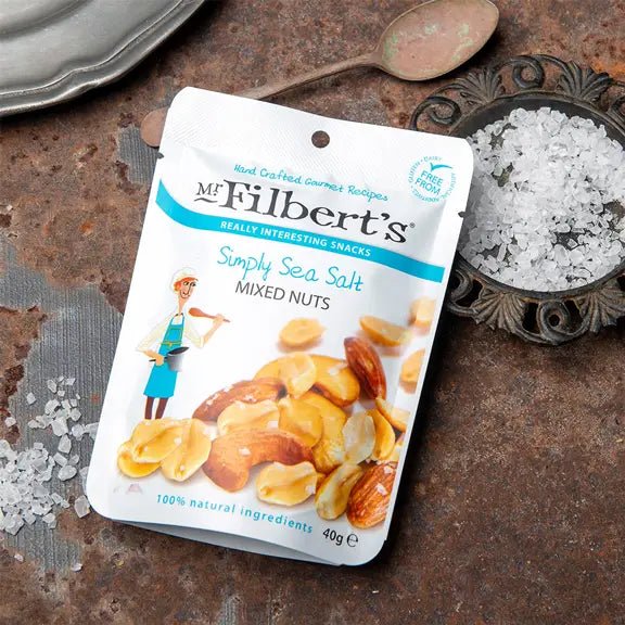 Mr Filberts Simply Sea Salt Mixed Nuts, 40g - Angela Reed - 