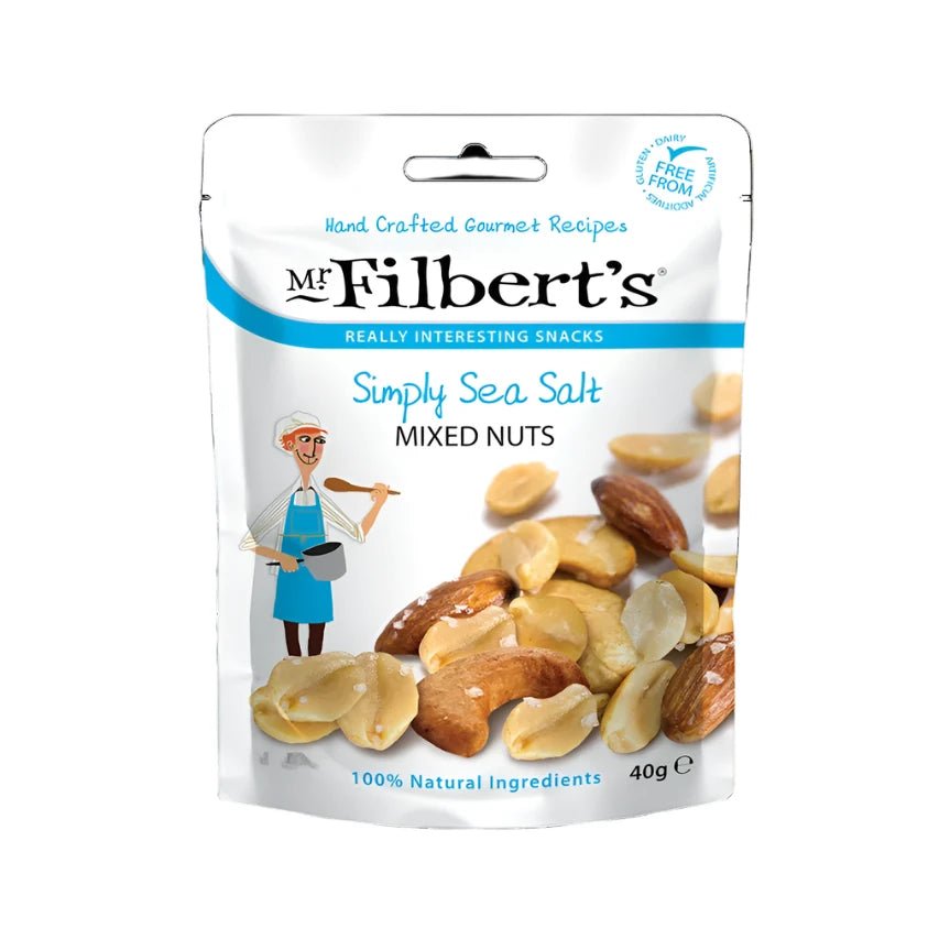 Mr Filberts Simply Sea Salt Mixed Nuts, 40g - Angela Reed - 