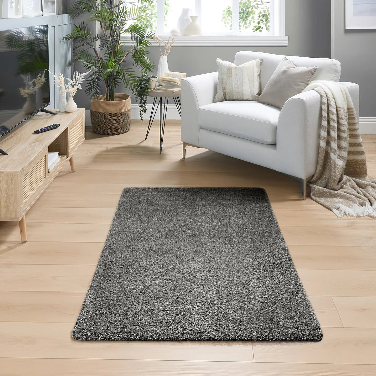My Rug Fleck Grey 80 x 120cm,100cm Circle,100 x 150cm,140 x 200cm,60 x 100cm,67 x 150cm,67 x 200cm,67 x 300cm