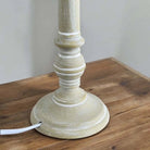 Natural classic base lamp with natural shade