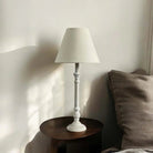 Natural classic base lamp with natural shade