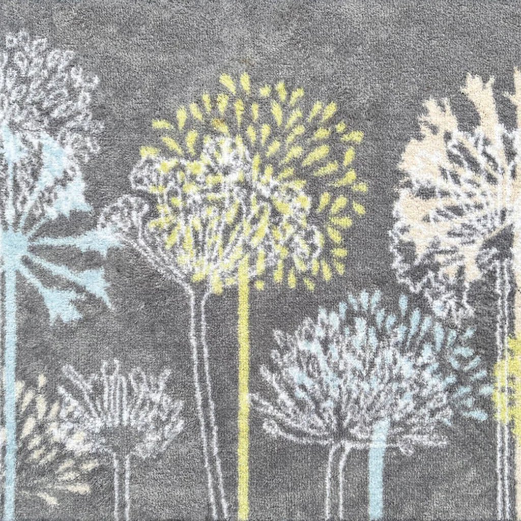 Nature 17 Dandelions Grey Doormat - Angela Reed - 