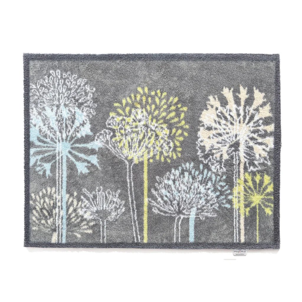 Nature 17 Dandelions Grey Doormat - Angela Reed - 
