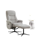 Nevada Reclining Chair Cloud,Barley,Ash