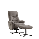 Nevada Reclining Chair Cloud,Barley,Ash