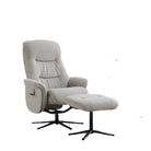 Nevada Reclining Chair Cloud,Barley,Ash