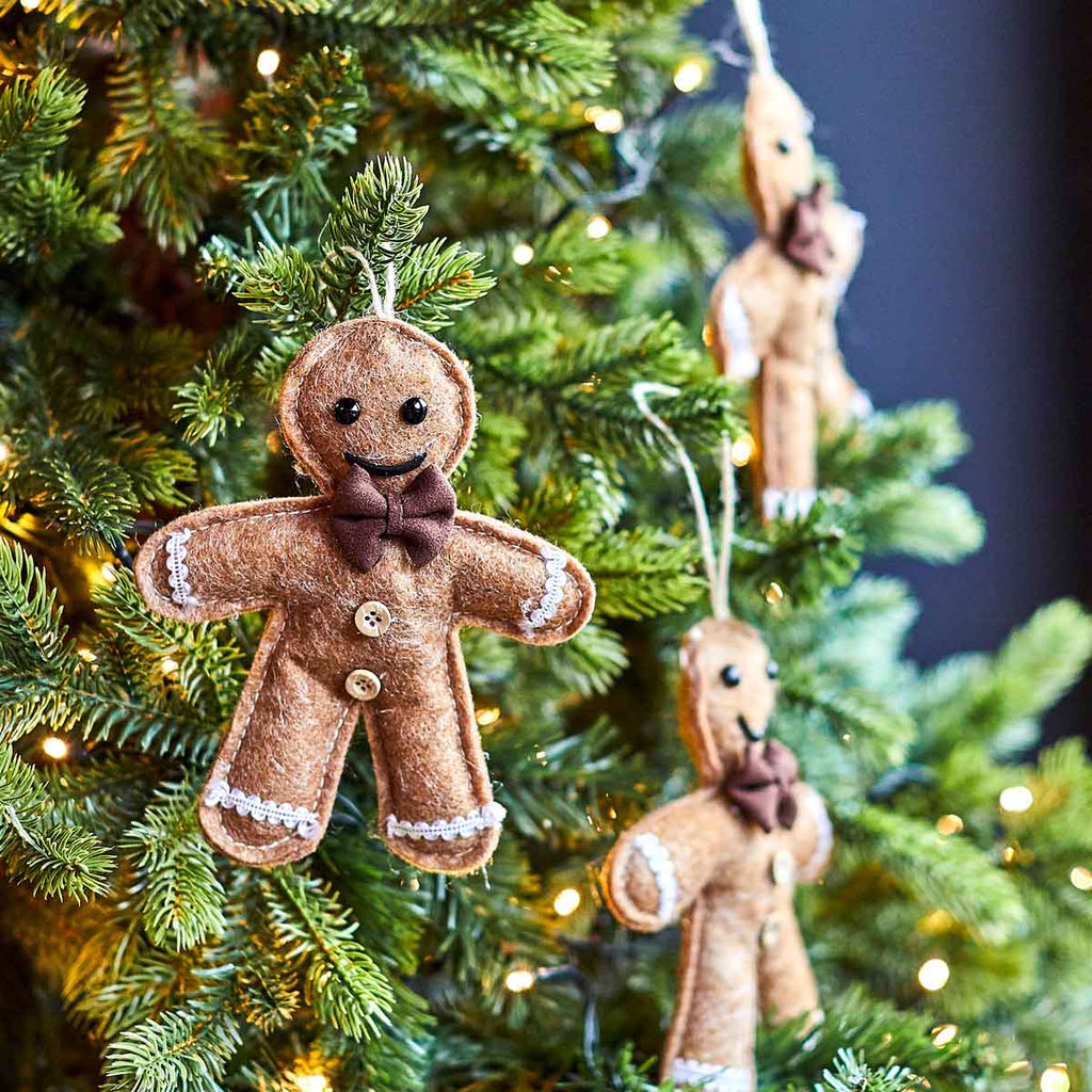 Nigel the Gingerbread Man - Angela Reed - Christmas Decorations