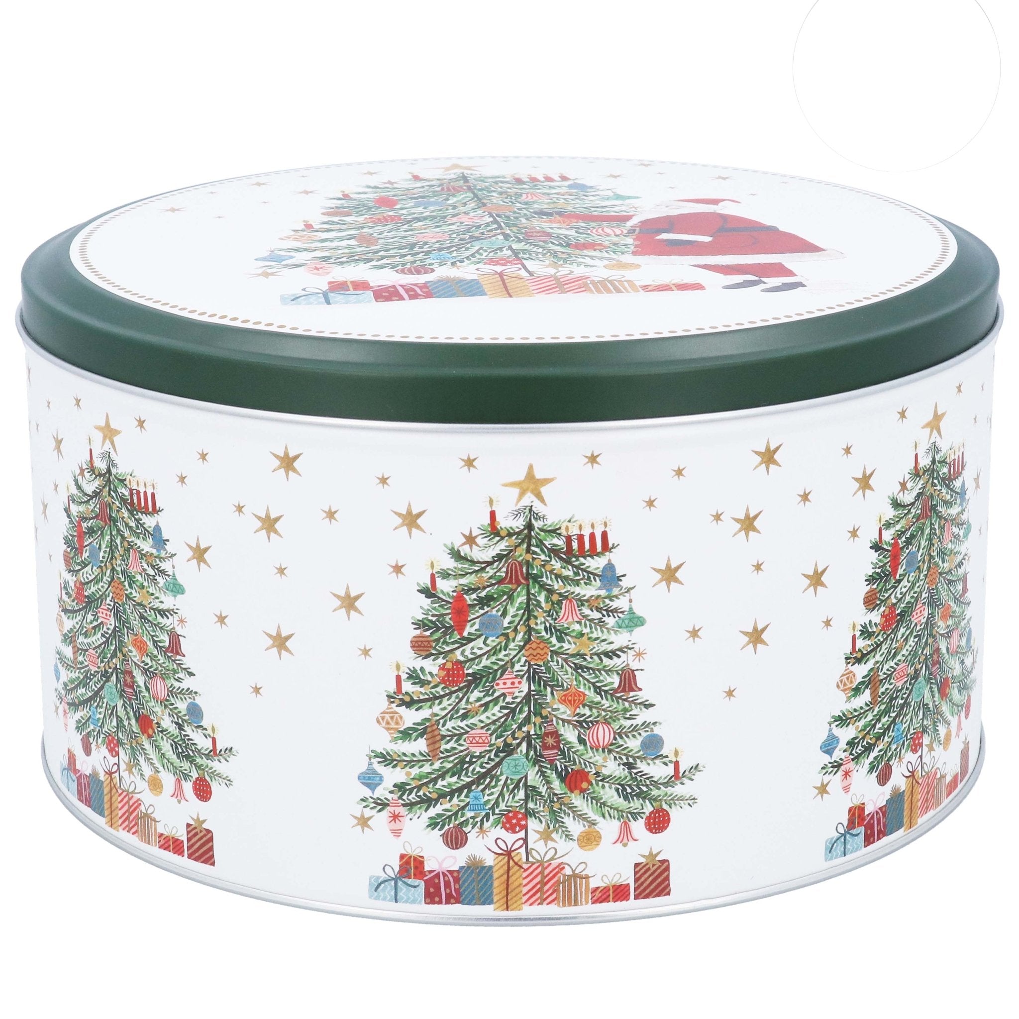 Nostalgia Santa Cake Tin