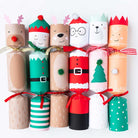 Novelty Santa and Friends Crackers, Set of 6