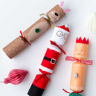 Novelty Santa and Friends Crackers, Set of 6