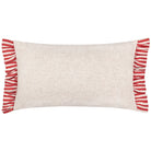 Okara Leopards Printed Ruffle Cushion