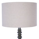 Olive Pillar Standard Lamp with Shade