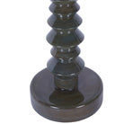 Olive Pillar Table Lamp with Shade