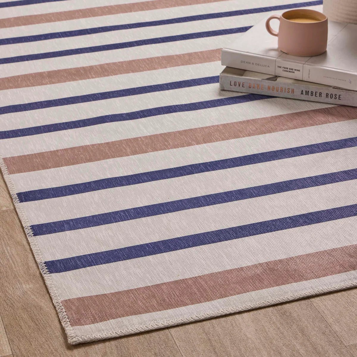 Origin Washable Coastal Stripe Rug - Angela Reed - 