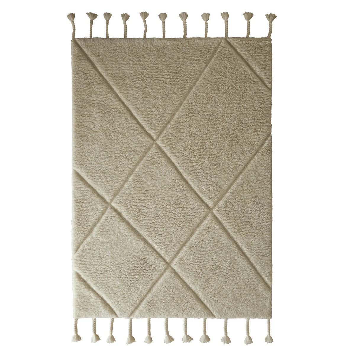 Origins Berber Diamond Rug, Ivory - Angela Reed - 