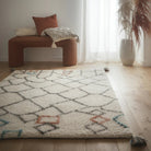 Origins Berber Knotted Rug, Ivory/Multi 120 x 170cm,160 x 230cm,200 x 300cm