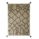 Origins Berber Knotted Rug, Ivory/Multi 120 x 170cm,160 x 230cm,200 x 300cm