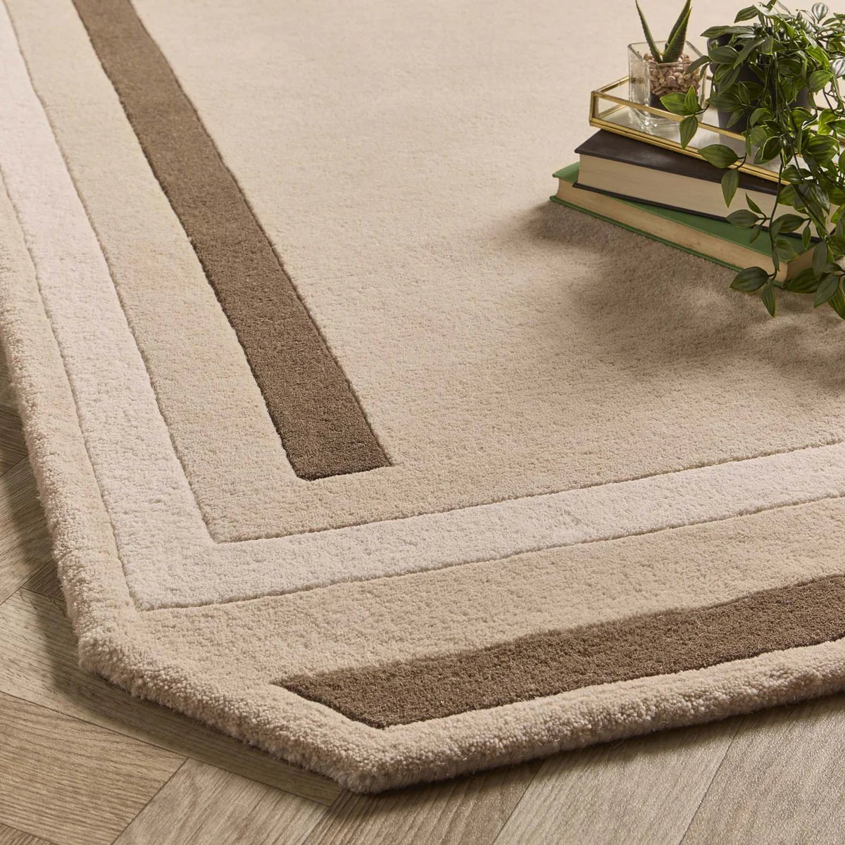 Origins Contour Beige/Brown Rug 120 x 170cm,160 x 230cm,200 x 290cm
